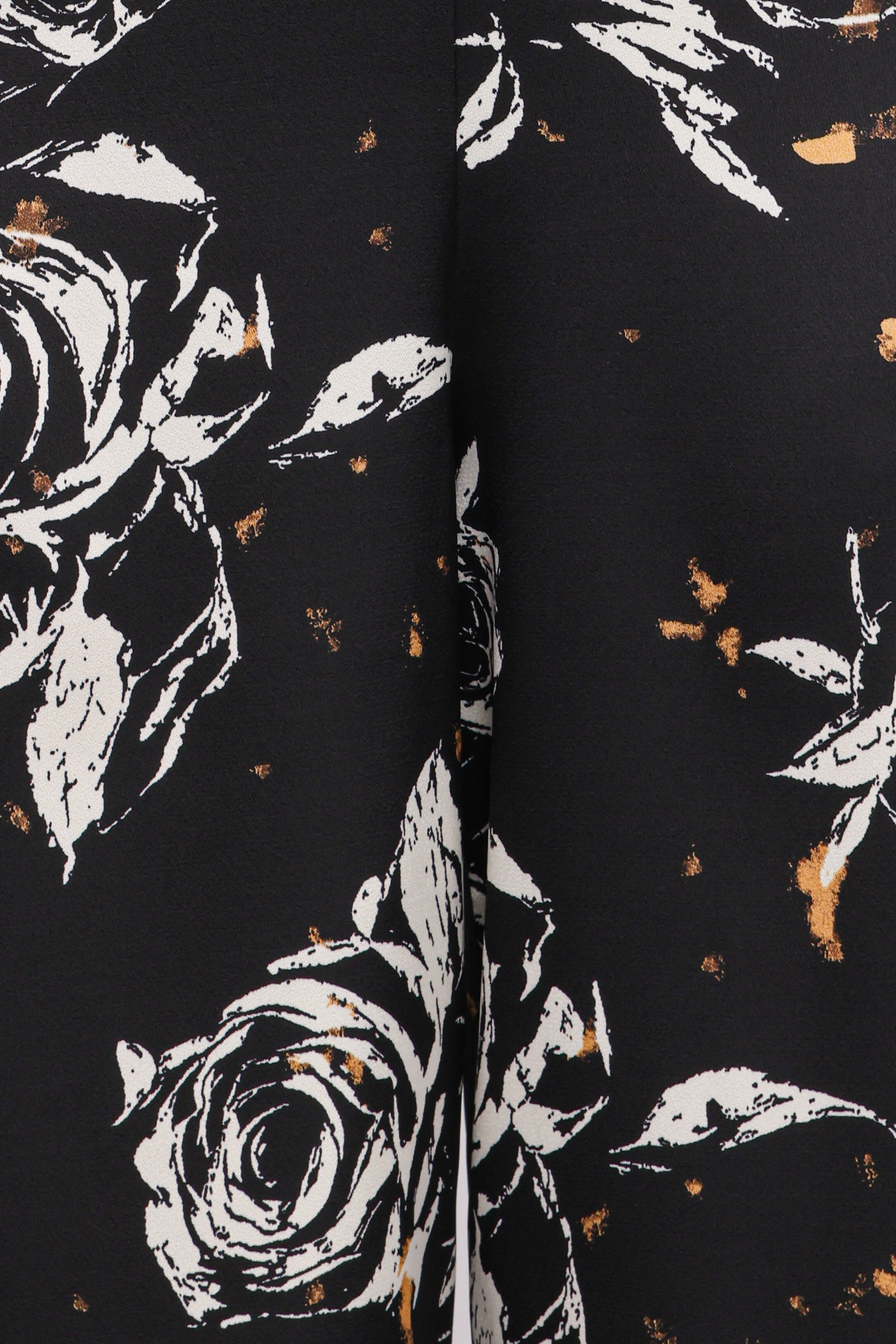 PLAYSUITS Raelynn Halter Jumpsuit - Black Floral