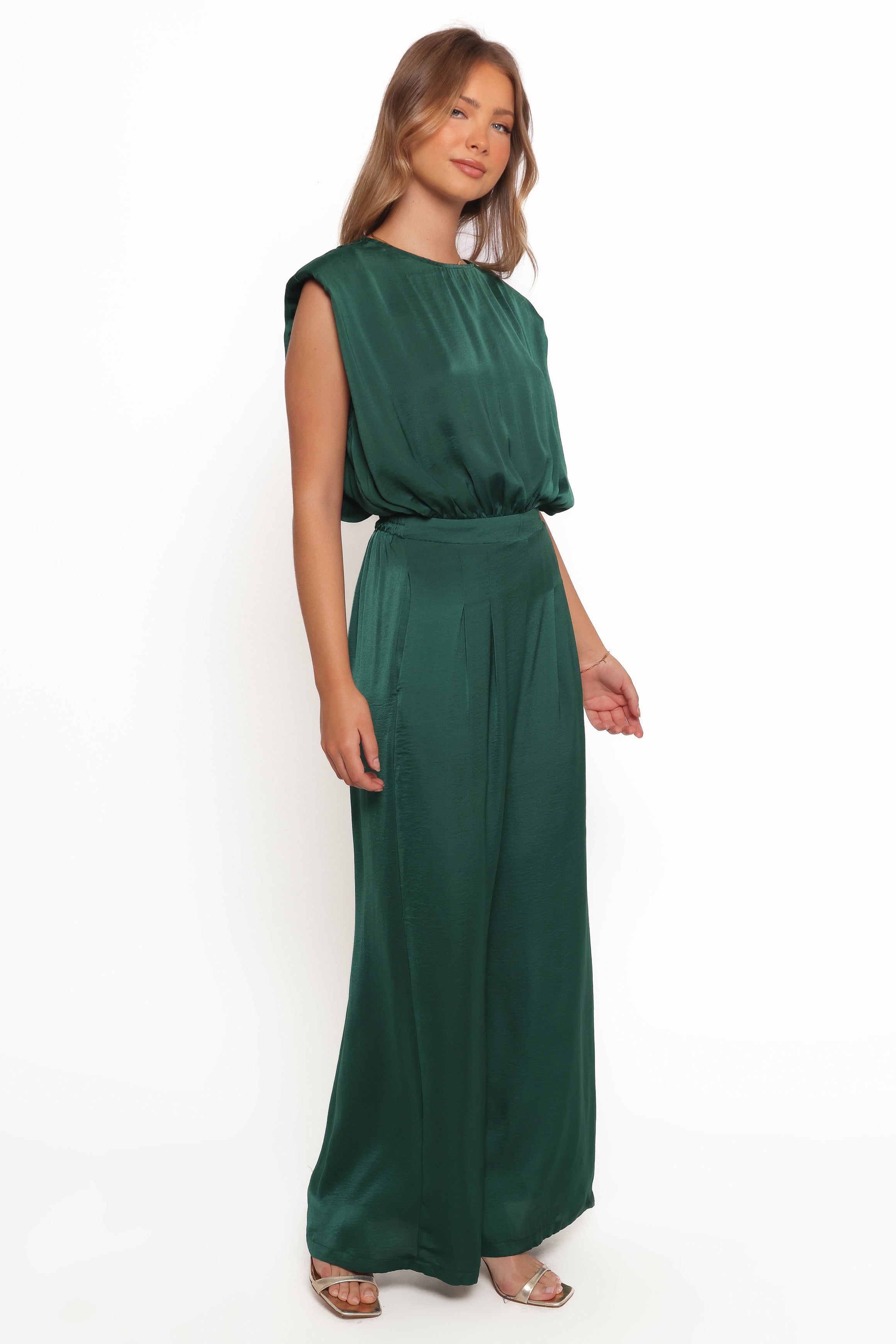 PLAYSUITS Rema Jumpsuit - Dark Green