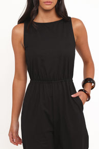 PLAYSUITS Sansa Stretch Jumpsuit - Black
