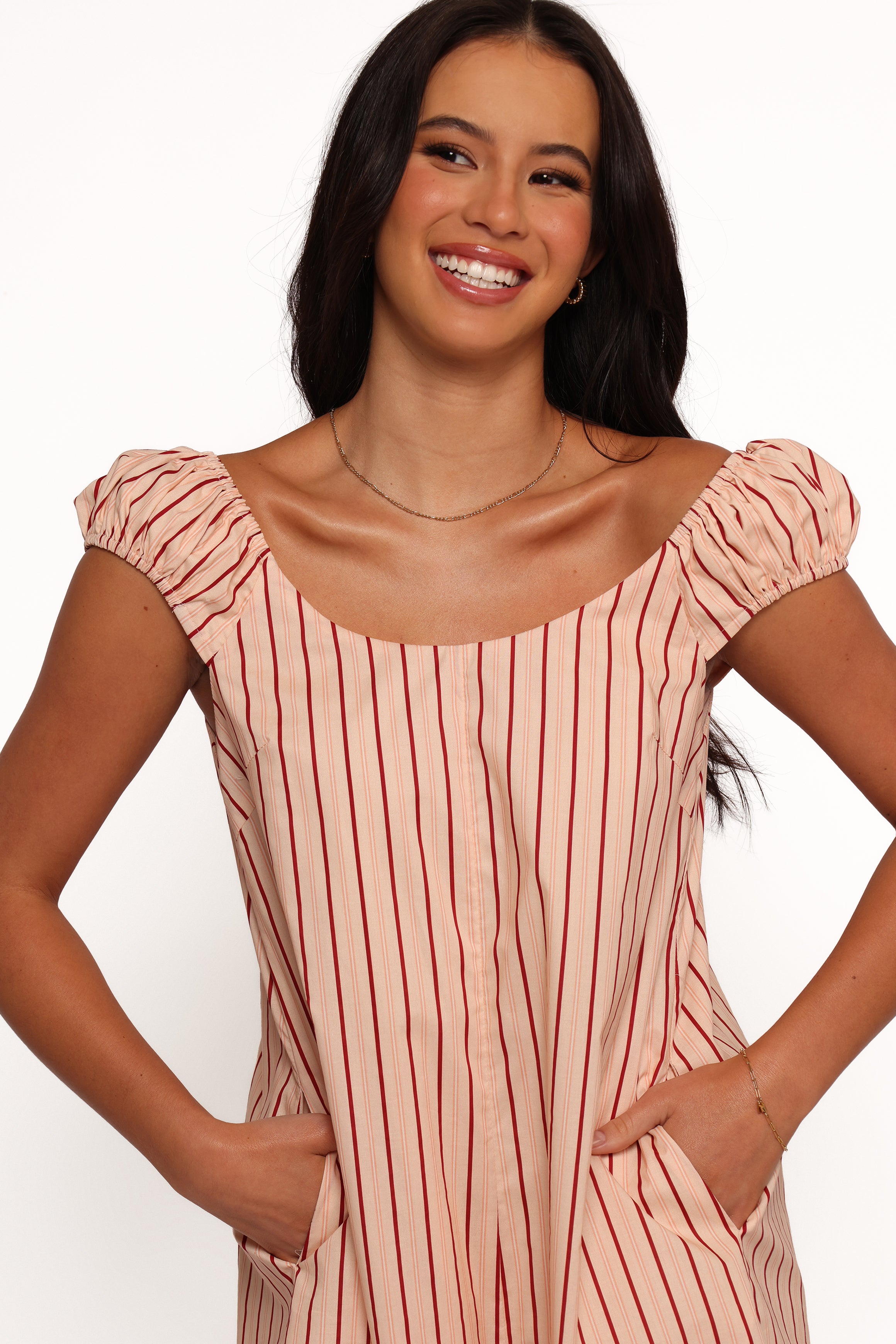PLAYSUITS Scobbie Playsuit - Pink Stripe