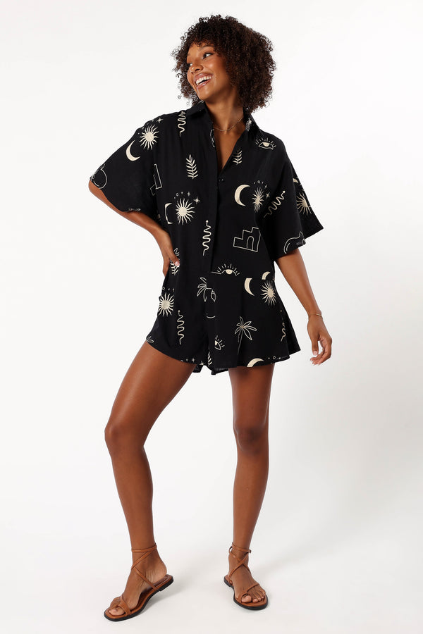 PLAYSUITS Sebastian Playsuit - Black