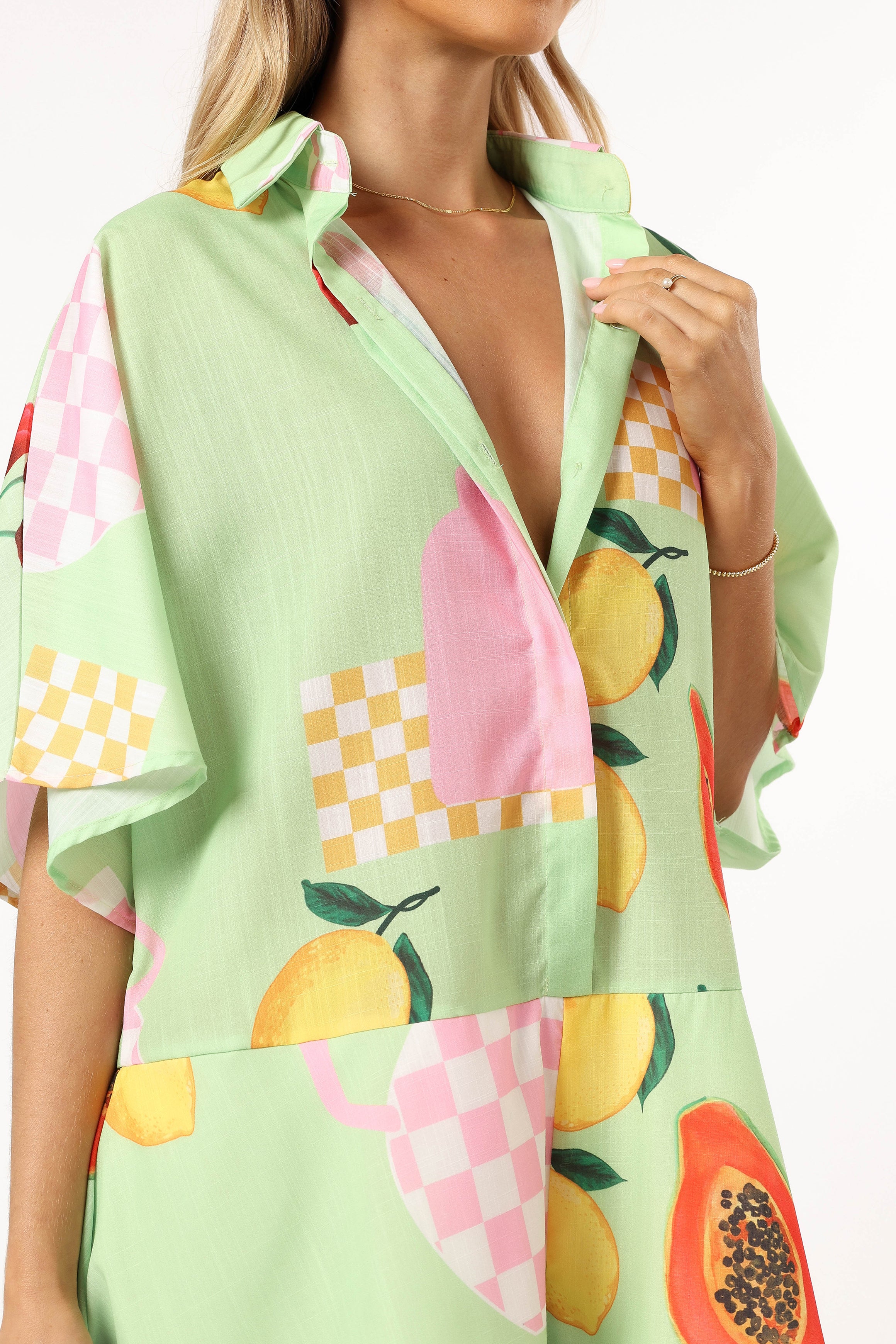 PLAYSUITS @Sebastian Playsuit - Green Papaya