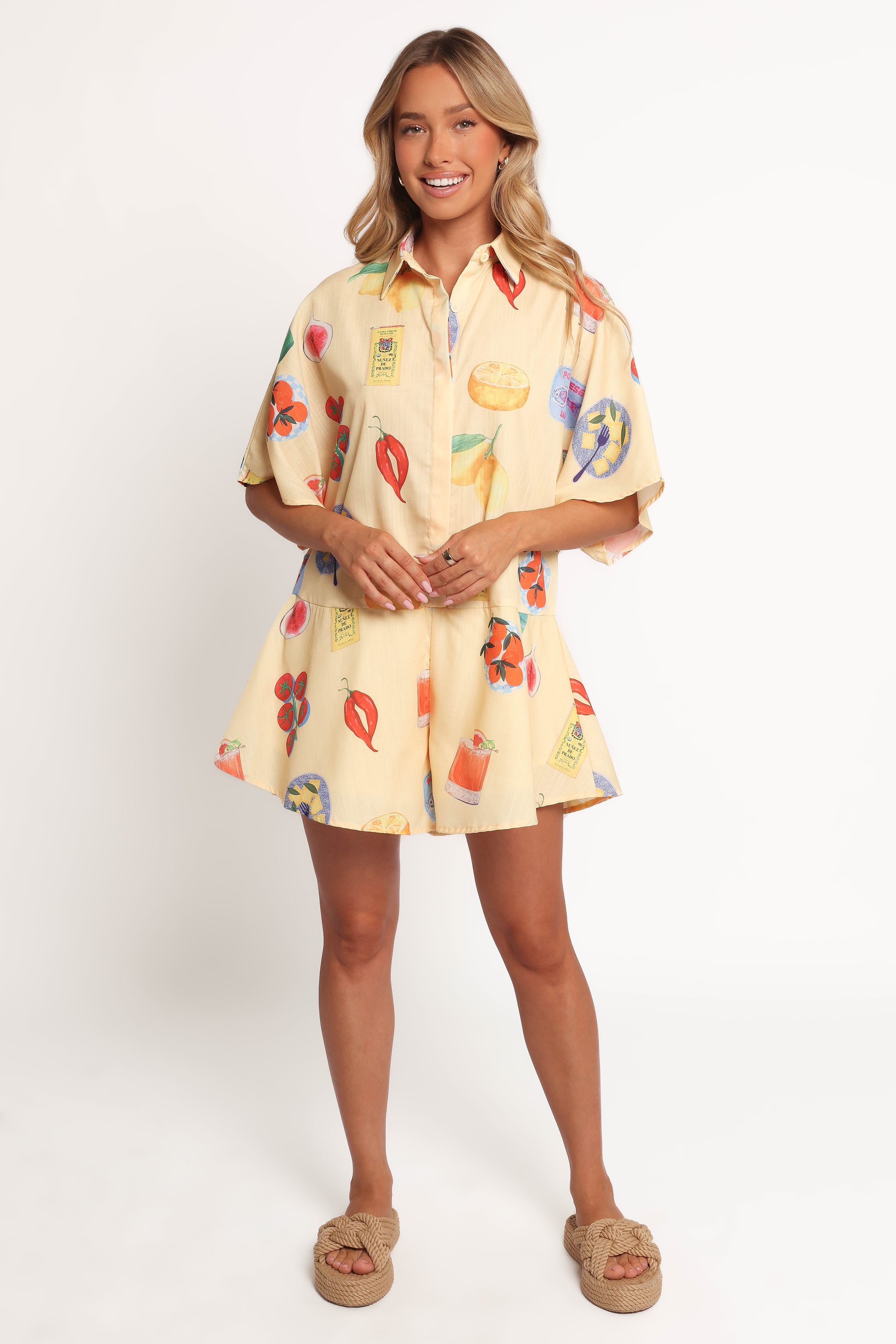 PLAYSUITS Sebastian Playsuit - Pasta Print