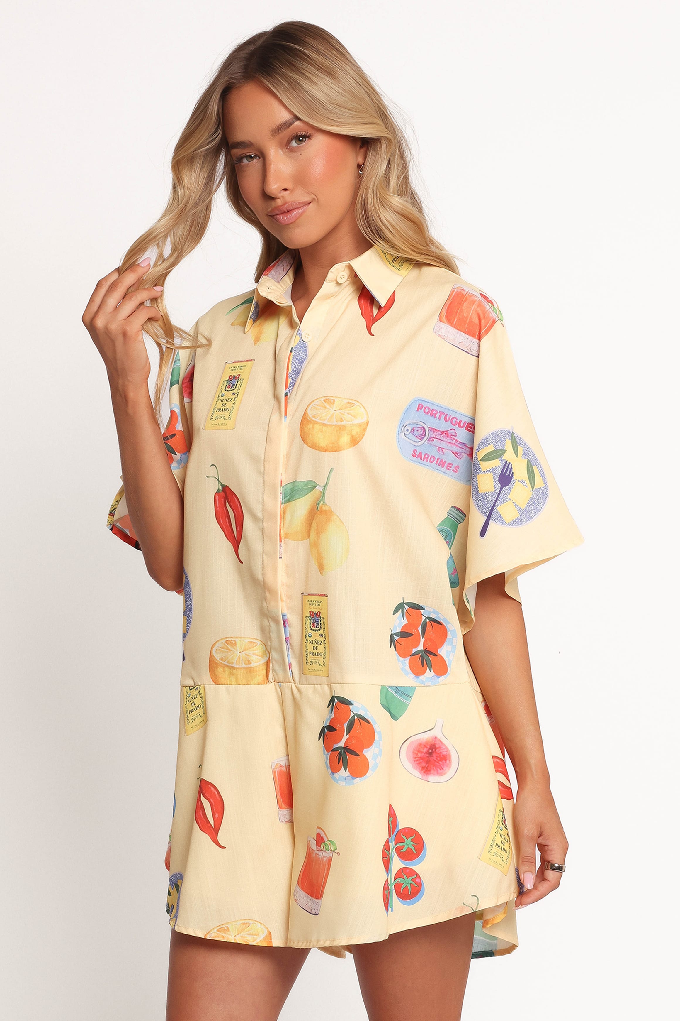 PLAYSUITS Sebastian Playsuit - Pasta Print