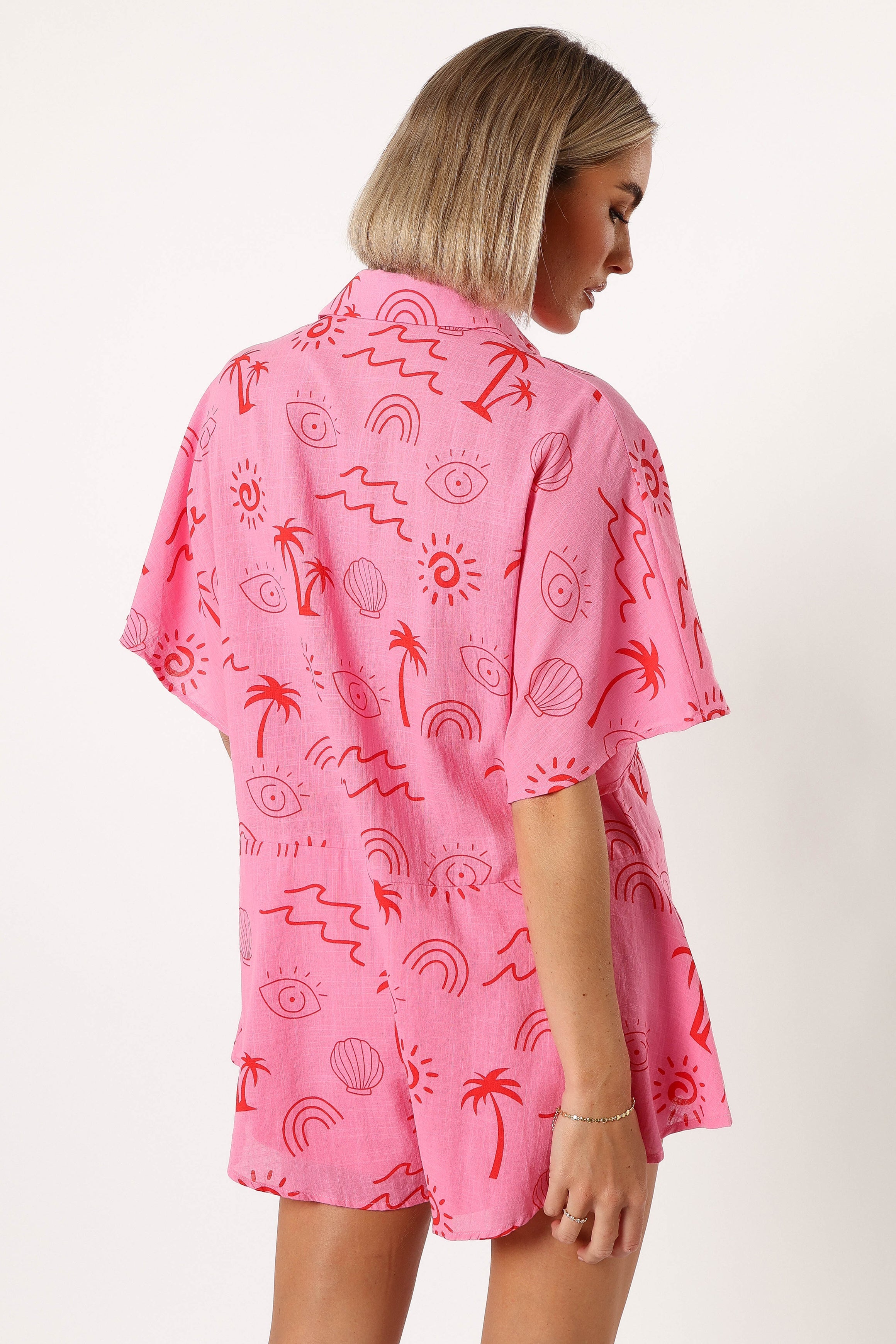 PLAYSUITS @Sebastian Playsuit - Pink Print