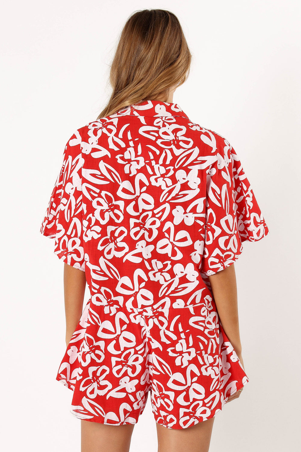 PLAYSUITS @Sebastian Playsuit - Red Floral (hold for V Day)