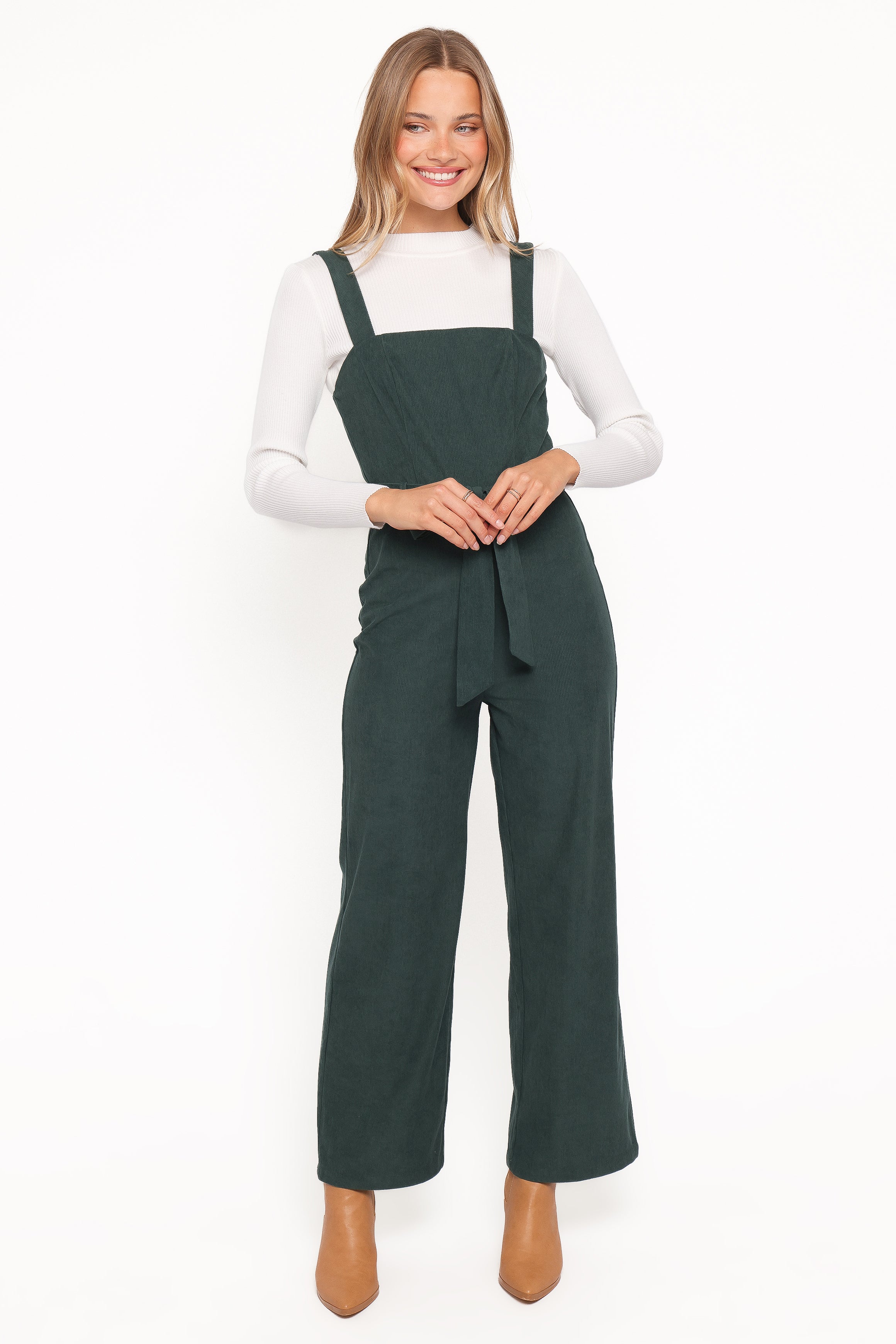 PLAYSUITS Selene Corduroy Jumpsuit - Green
