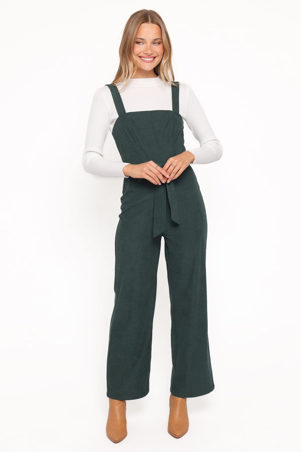 PLAYSUITS Selene Corduroy Jumpsuit - Green