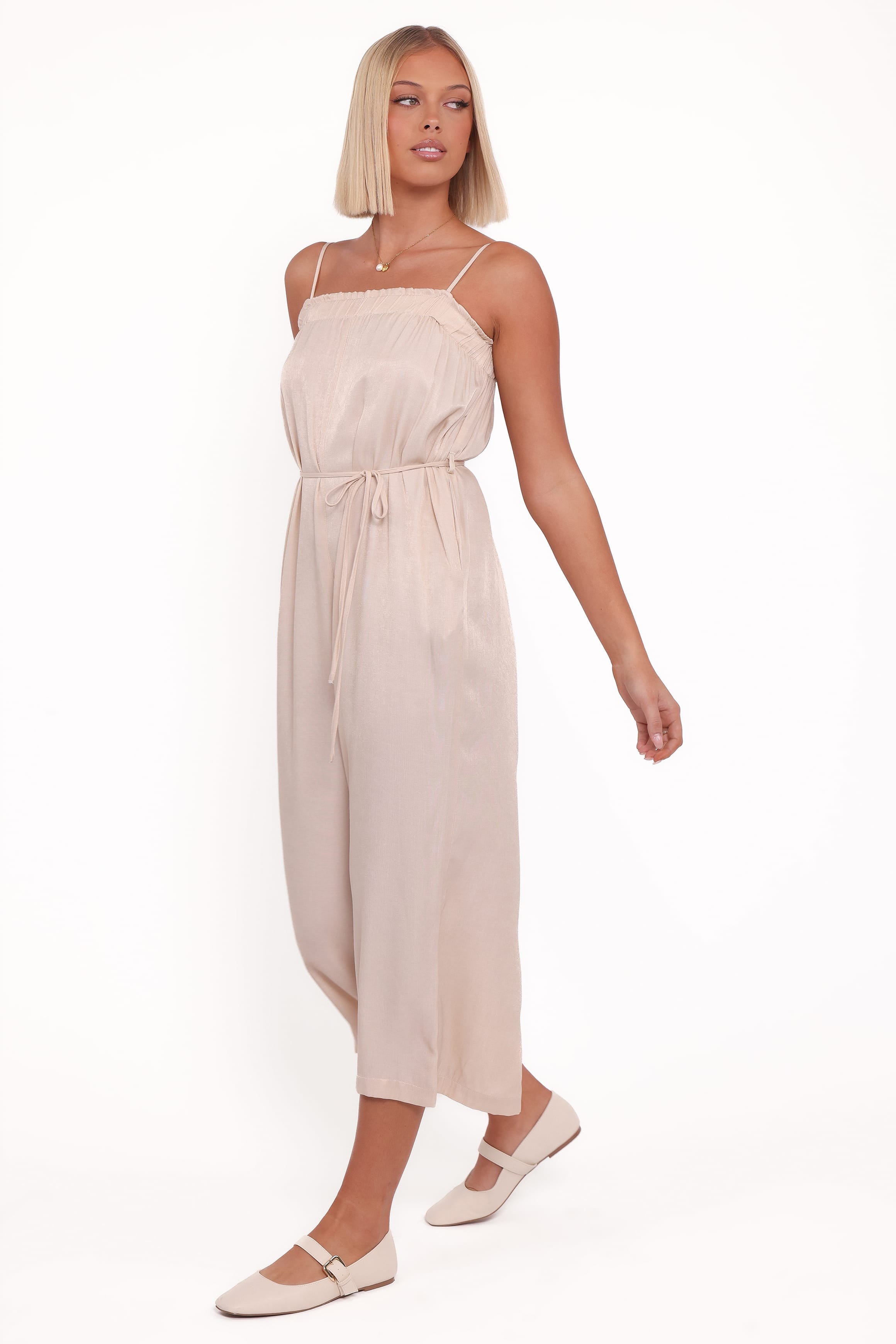 PLAYSUITS Silvia Jumpsuit - Beige