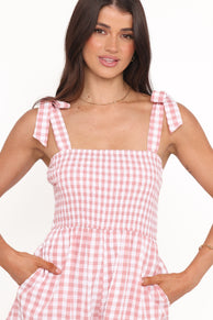 PLAYSUITS Simo Playsuit - Rose Gingham