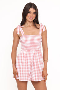 PLAYSUITS Simo Playsuit - Rose Gingham