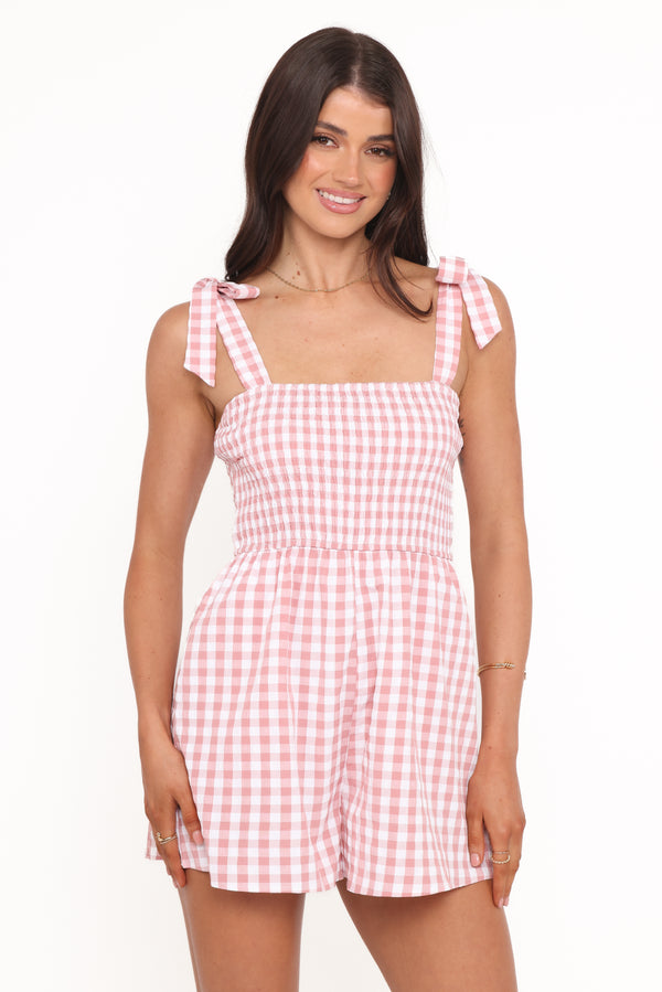 PLAYSUITS Simo Playsuit - Rose Gingham