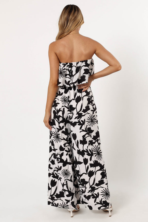 PLAYSUITS @Torie Jumpsuit - Black Floral