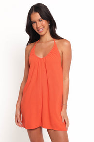 PLAYSUITS Valari Halterneck Playsuit - Coral
