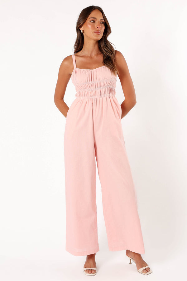 PLAYSUITS @Williams Jumpsuit - Pale Pink (Hold for Transitional Essentials)