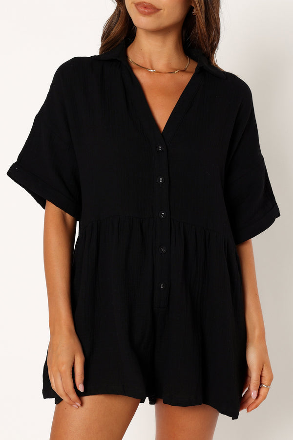 PLAYSUITS @Winny Playsuit - Black