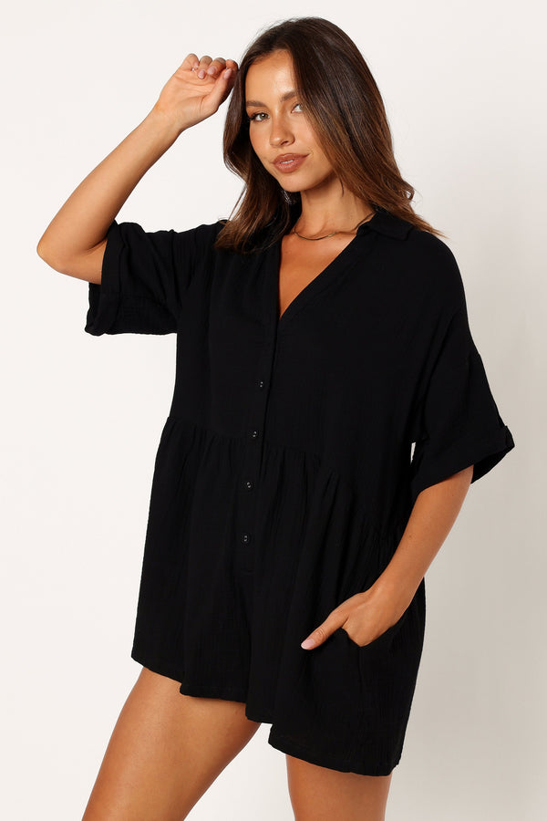 PLAYSUITS @Winny Playsuit - Black