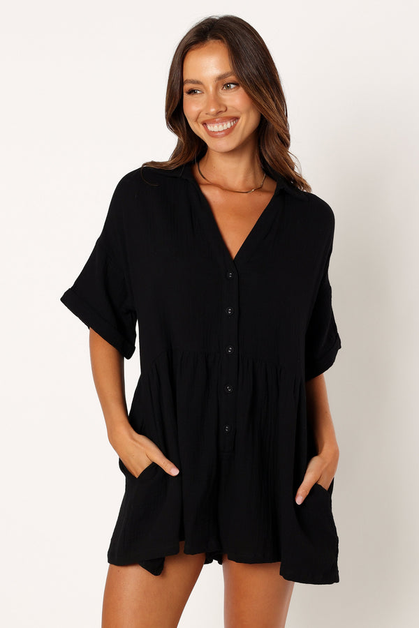 PLAYSUITS @Winny Playsuit - Black