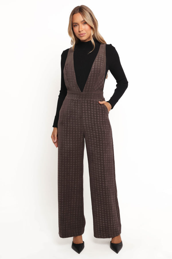 PLAYSUITS Yvettie Jumpsuit - Brown