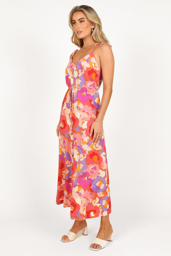 PLAYSUITS Zahara Wide Leg Jumpsuit - Floral