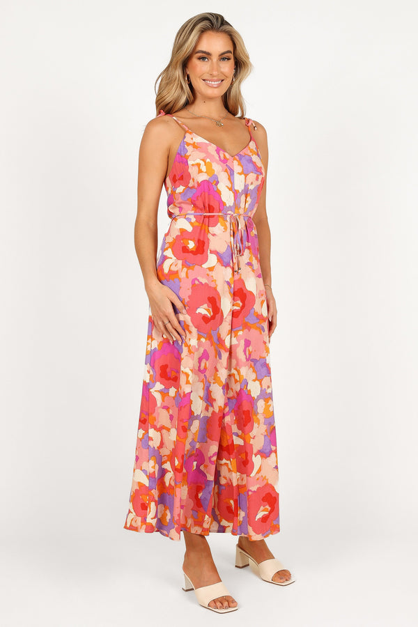 PLAYSUITS Zahara Wide Leg Jumpsuit - Floral