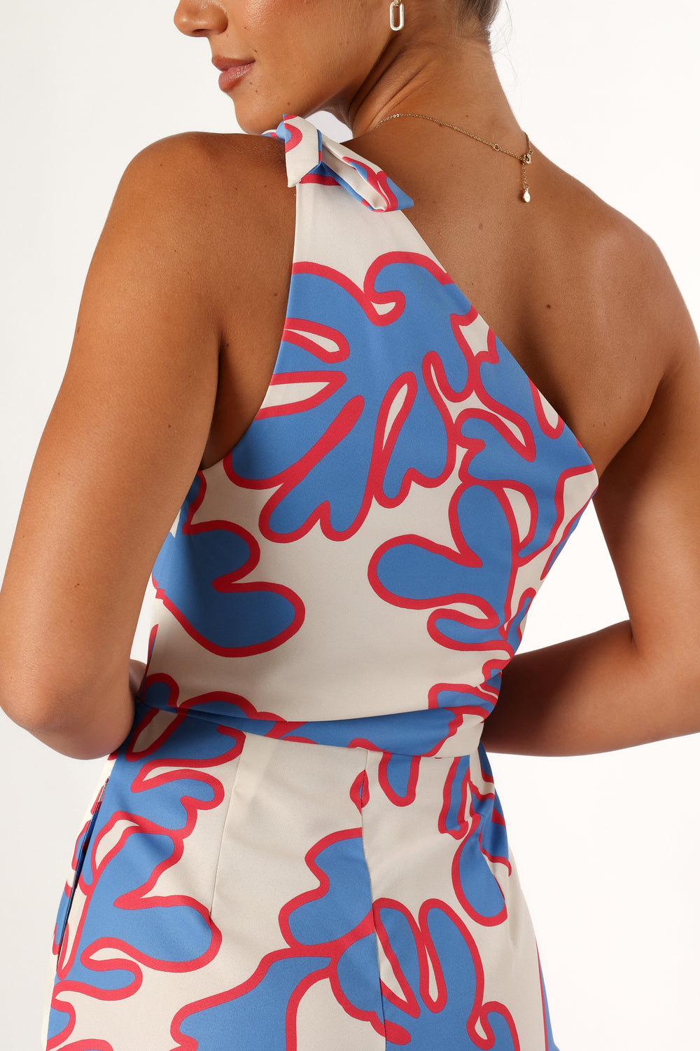 PLAYSUITS @Zoya One Shoulder Jumpsuit - Flori Print