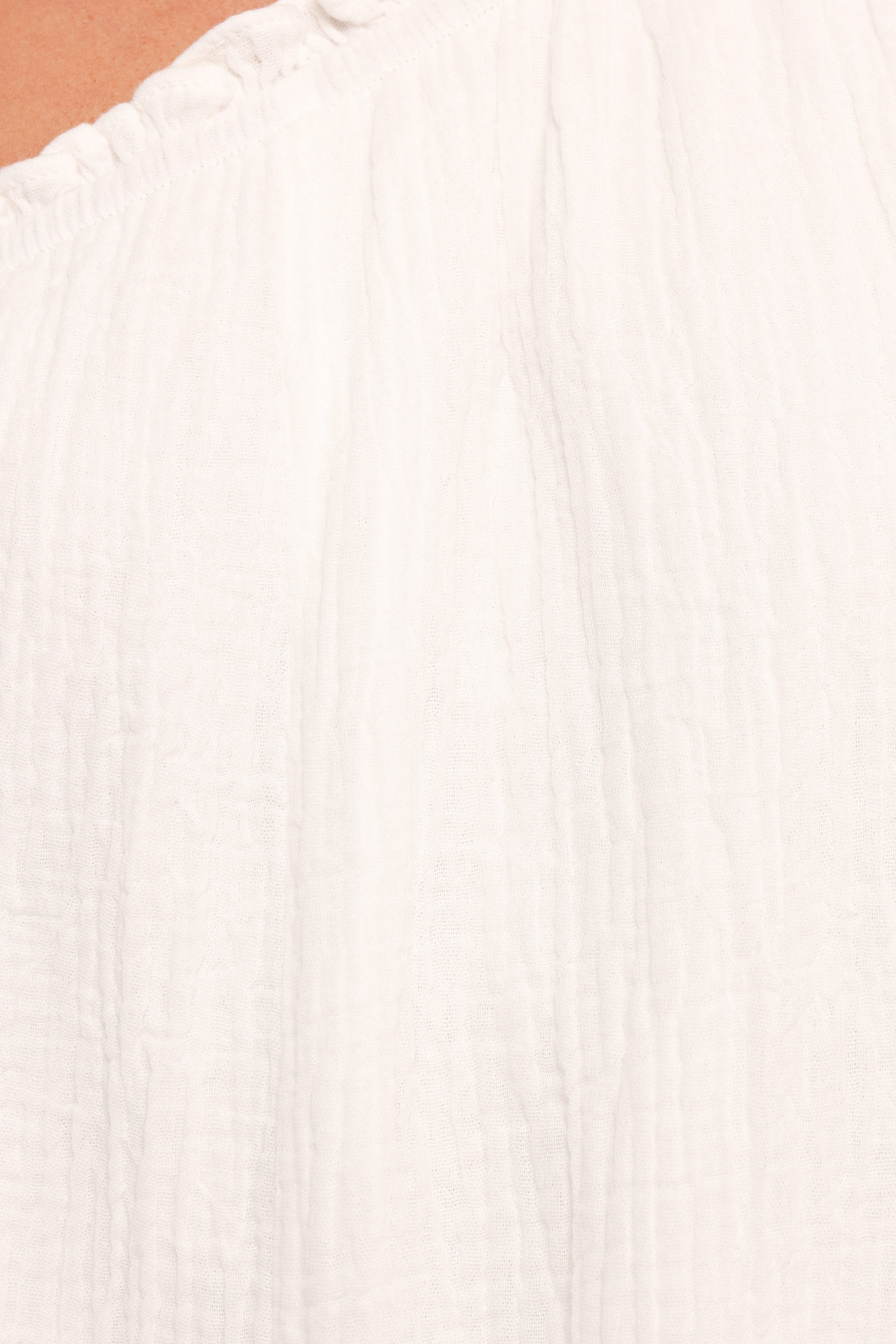 PLAYSUITS Zya One Shoulder Playsuit - White