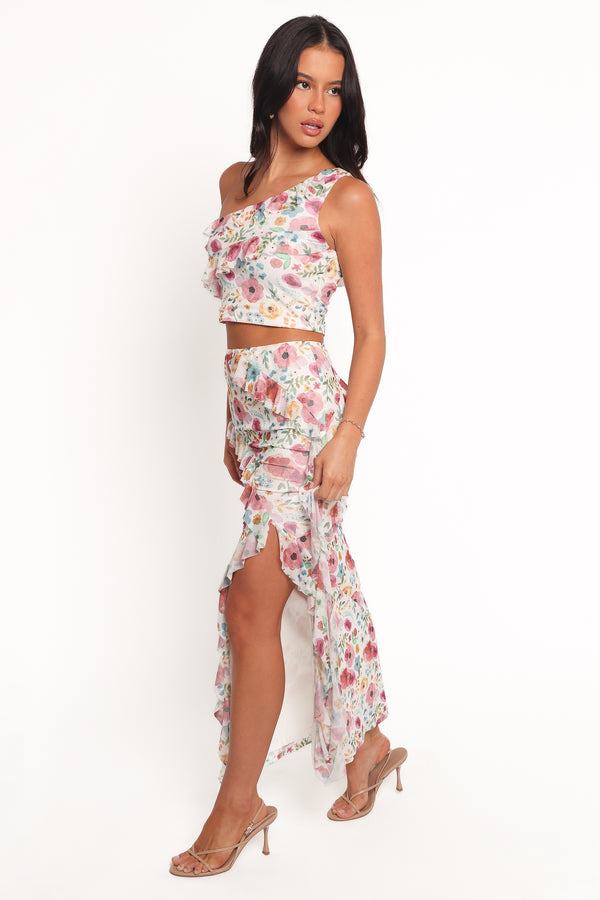 SETS Acaia Skirt Set - Red Floral