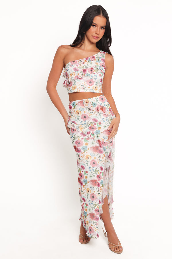 SETS Acaia Skirt Set - Red Floral
