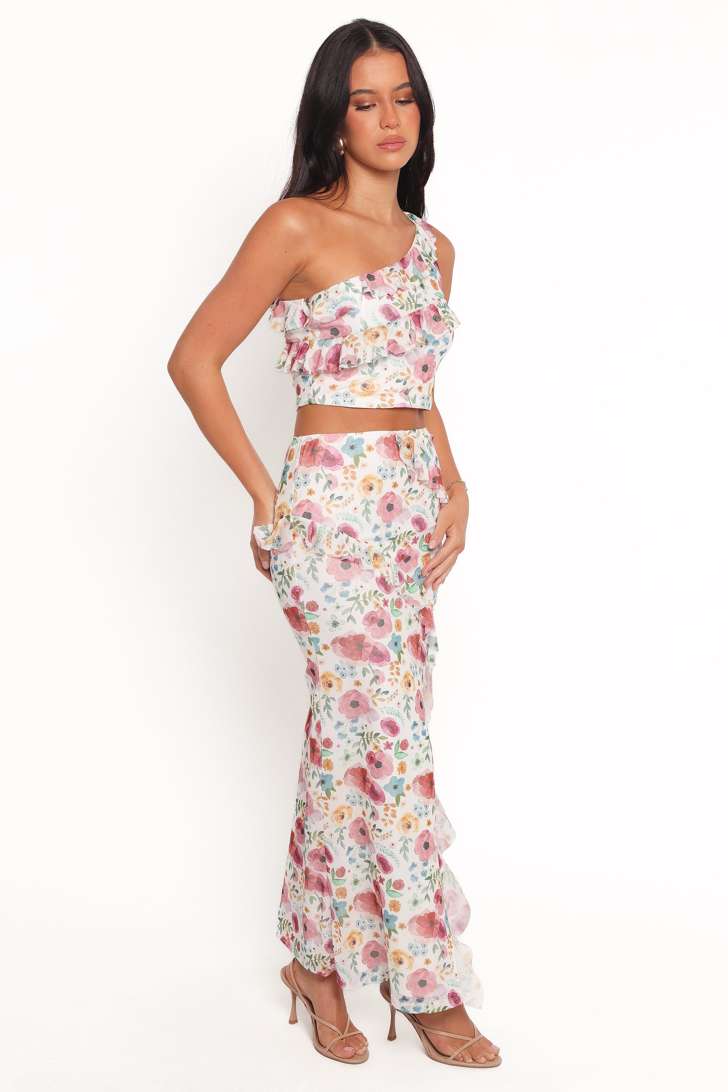 SETS Acaia Skirt Set - Red Floral