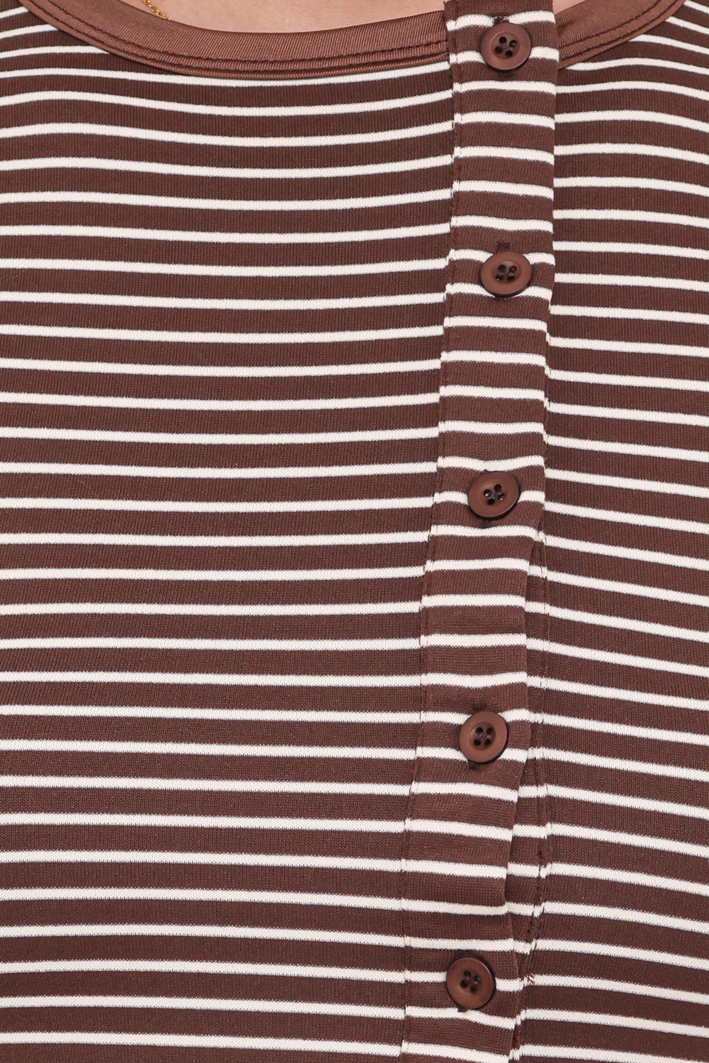 SETS Adeline Two Piece Set - Brown/Cream Stripe