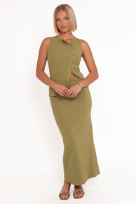 SETS Adeline Two Piece Set - Olive Green