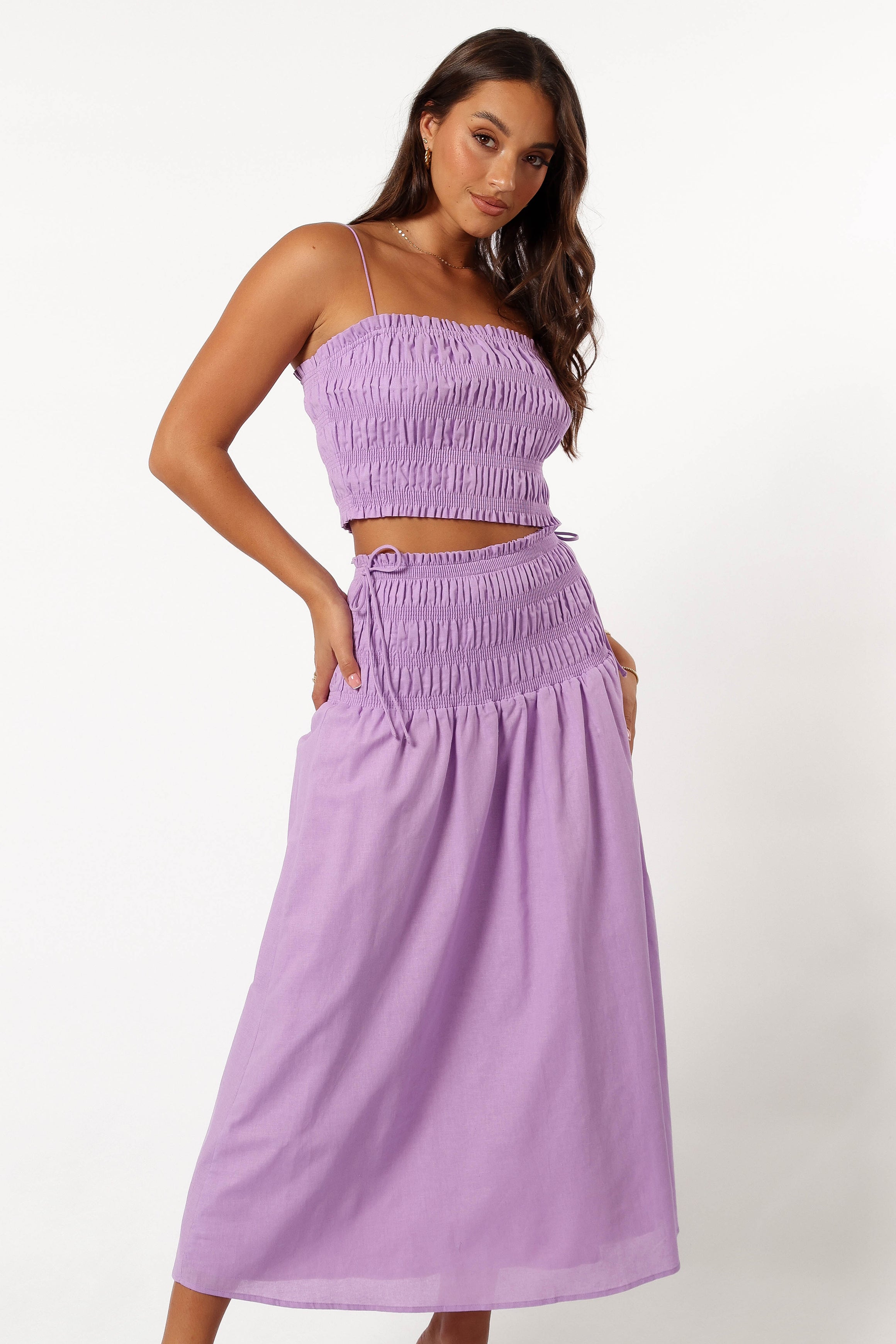 SETS @Adine Two Piece Set - Lilac (Hold for Euro Summer)