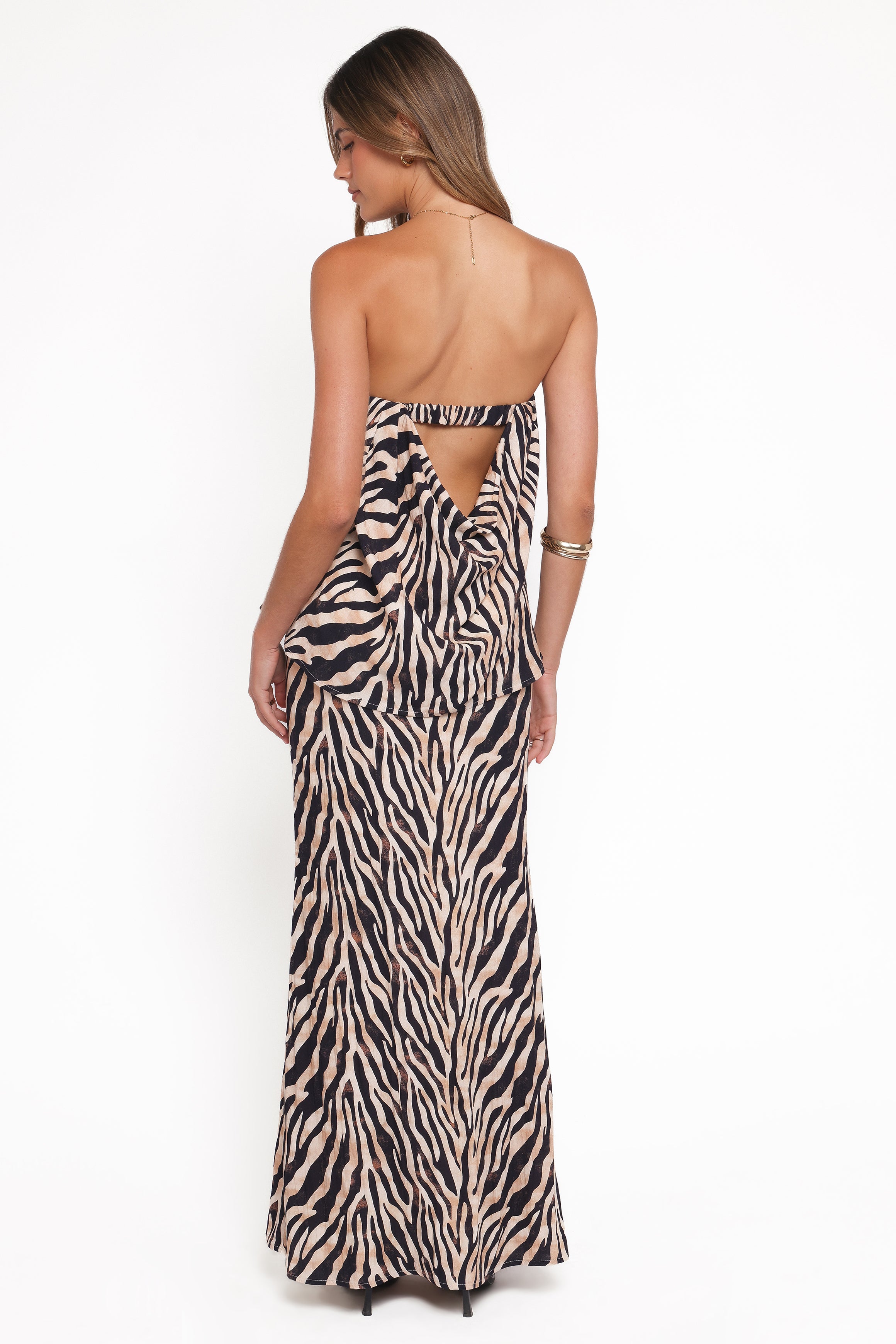 SETS Agnes Skirt Set - Brown Zebra