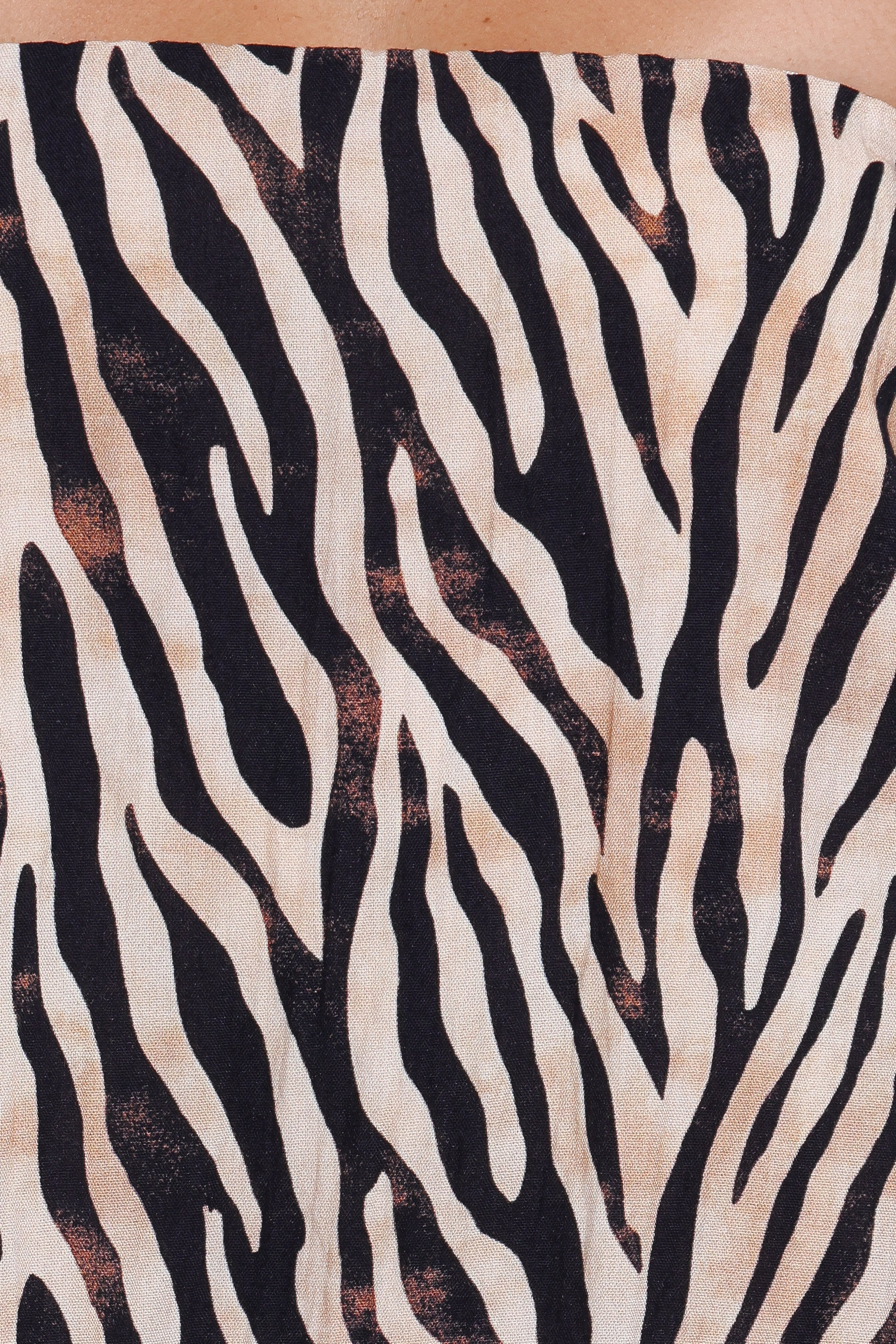 SETS Agnes Skirt Set - Brown Zebra