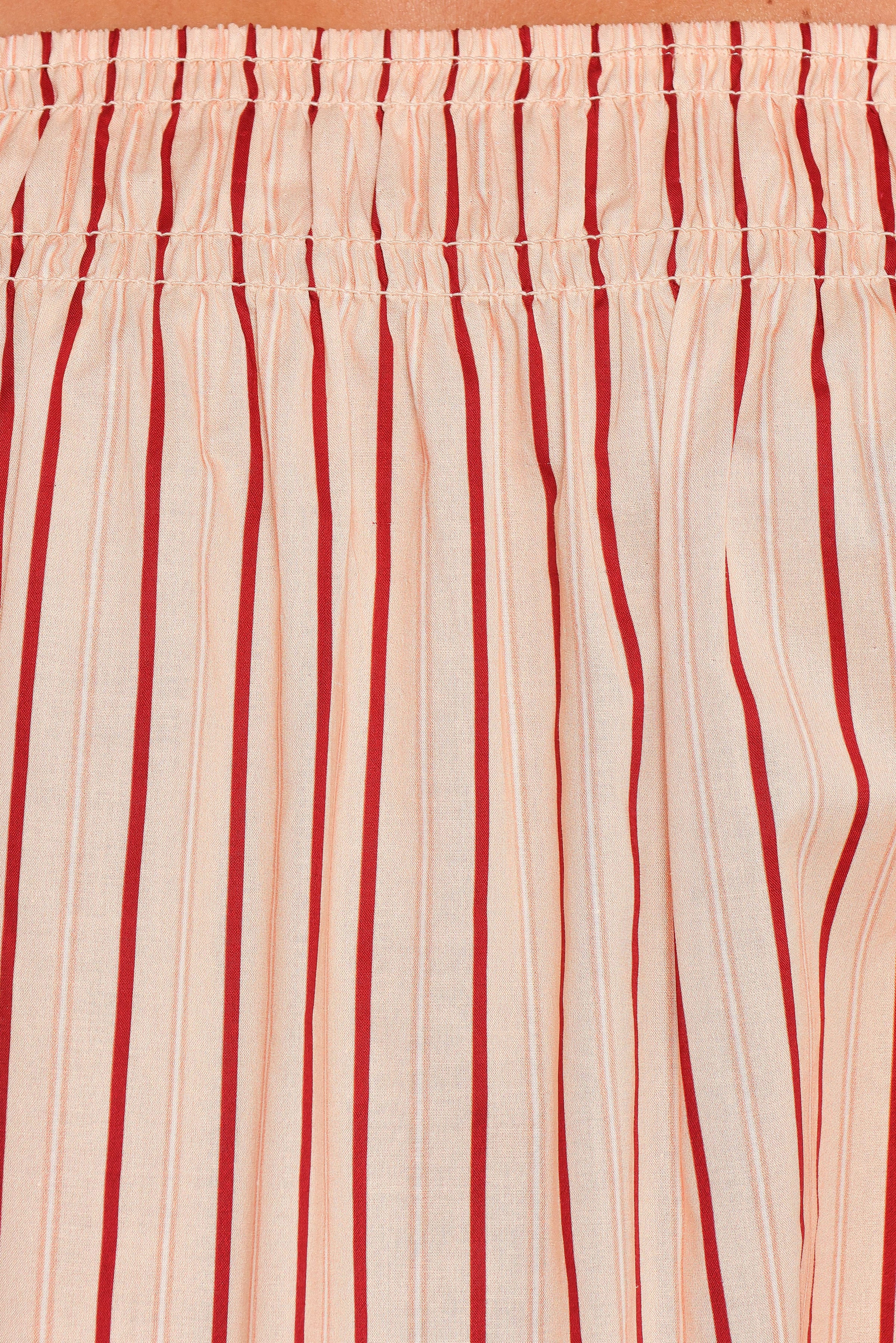 SETS Aiesha Short Set - Pink Stripe