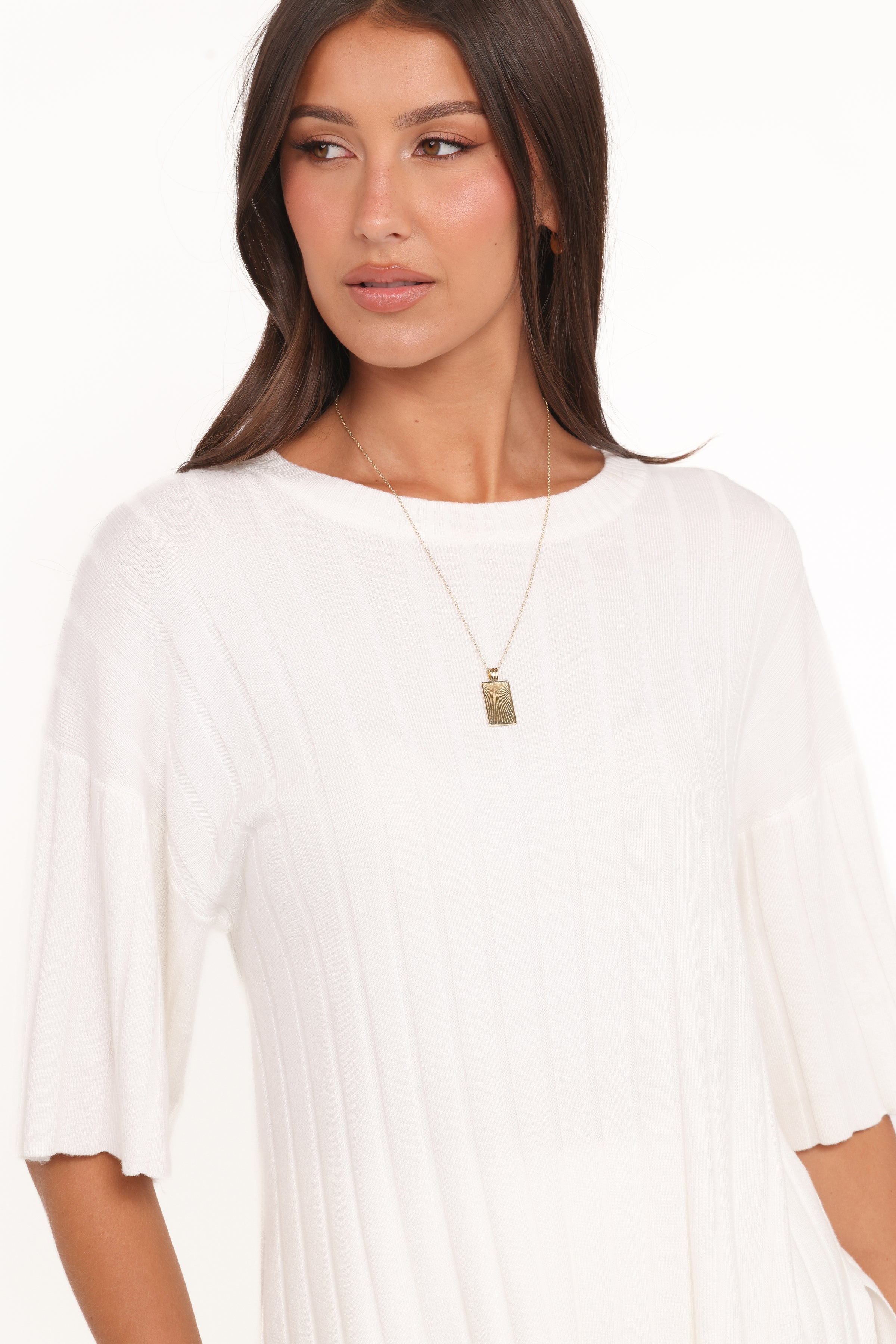 SETS Alix Ribbed Knit Set - Cream