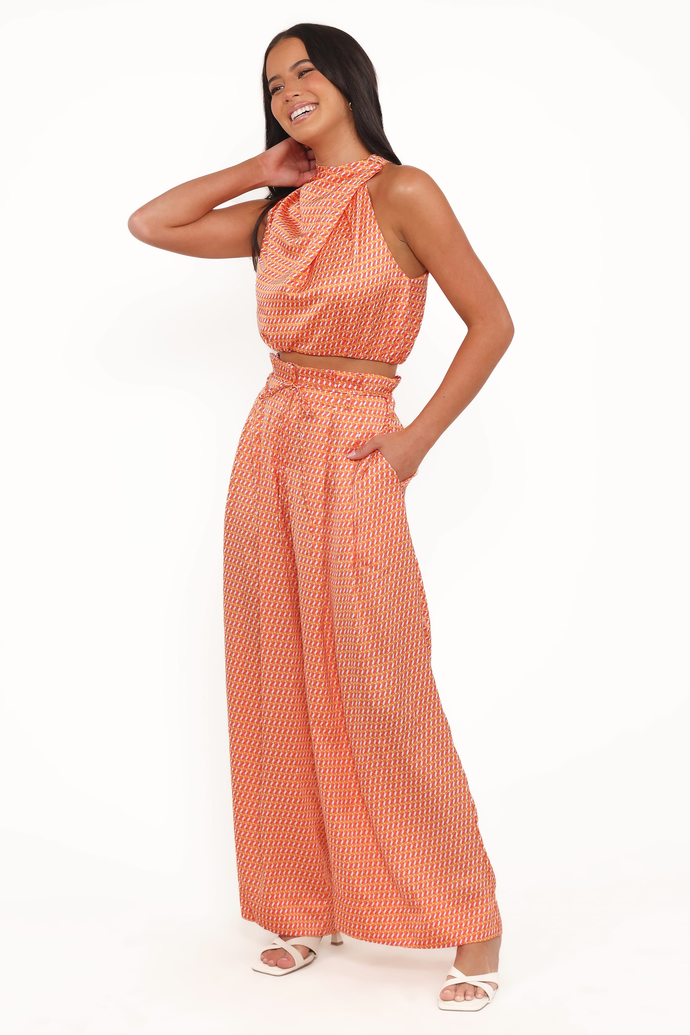 SETS Althea Pant Set - Orange