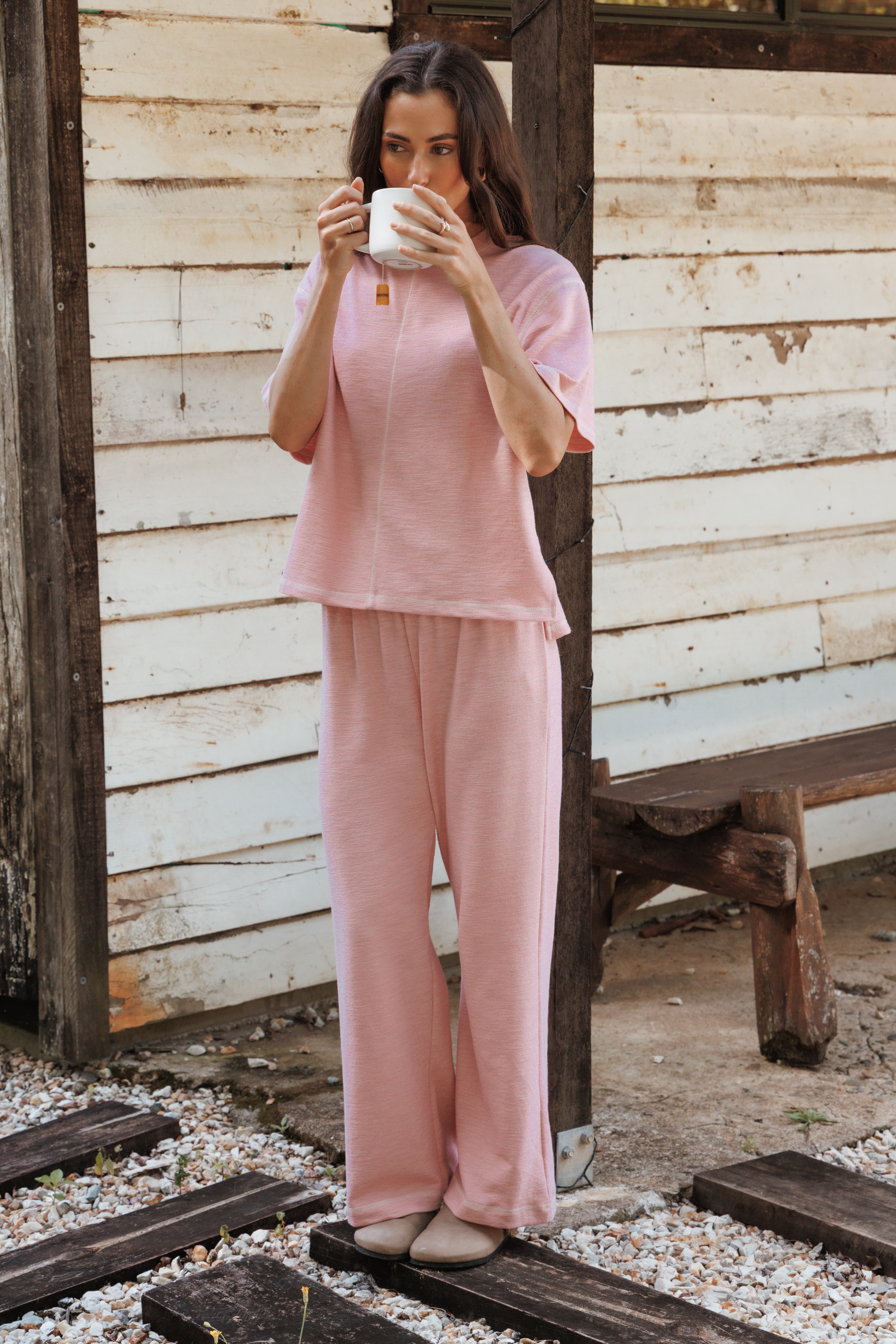 SETS Angler Knit Set - Pink