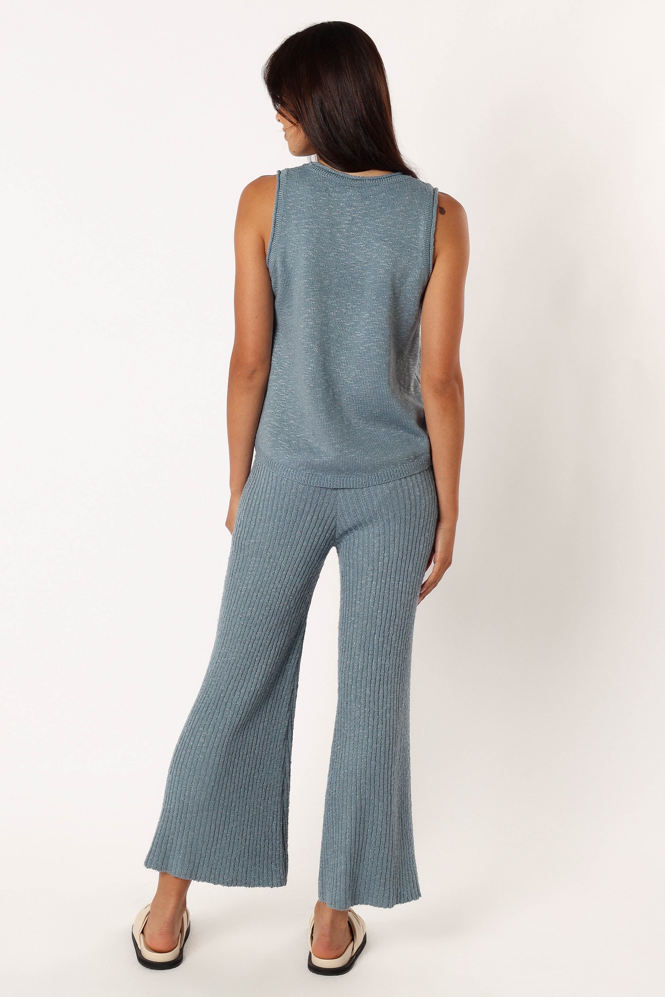 SETS @Anna Knitted Set - Dusty Blue