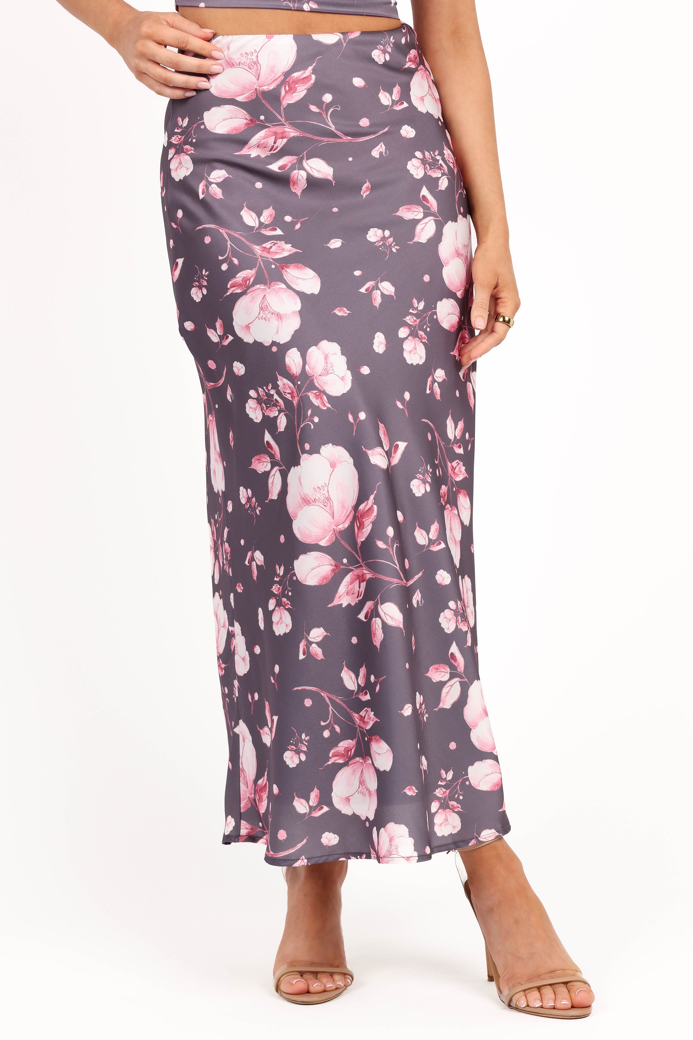 SETS Arabella Two Piece Set - Steel Grey Floral