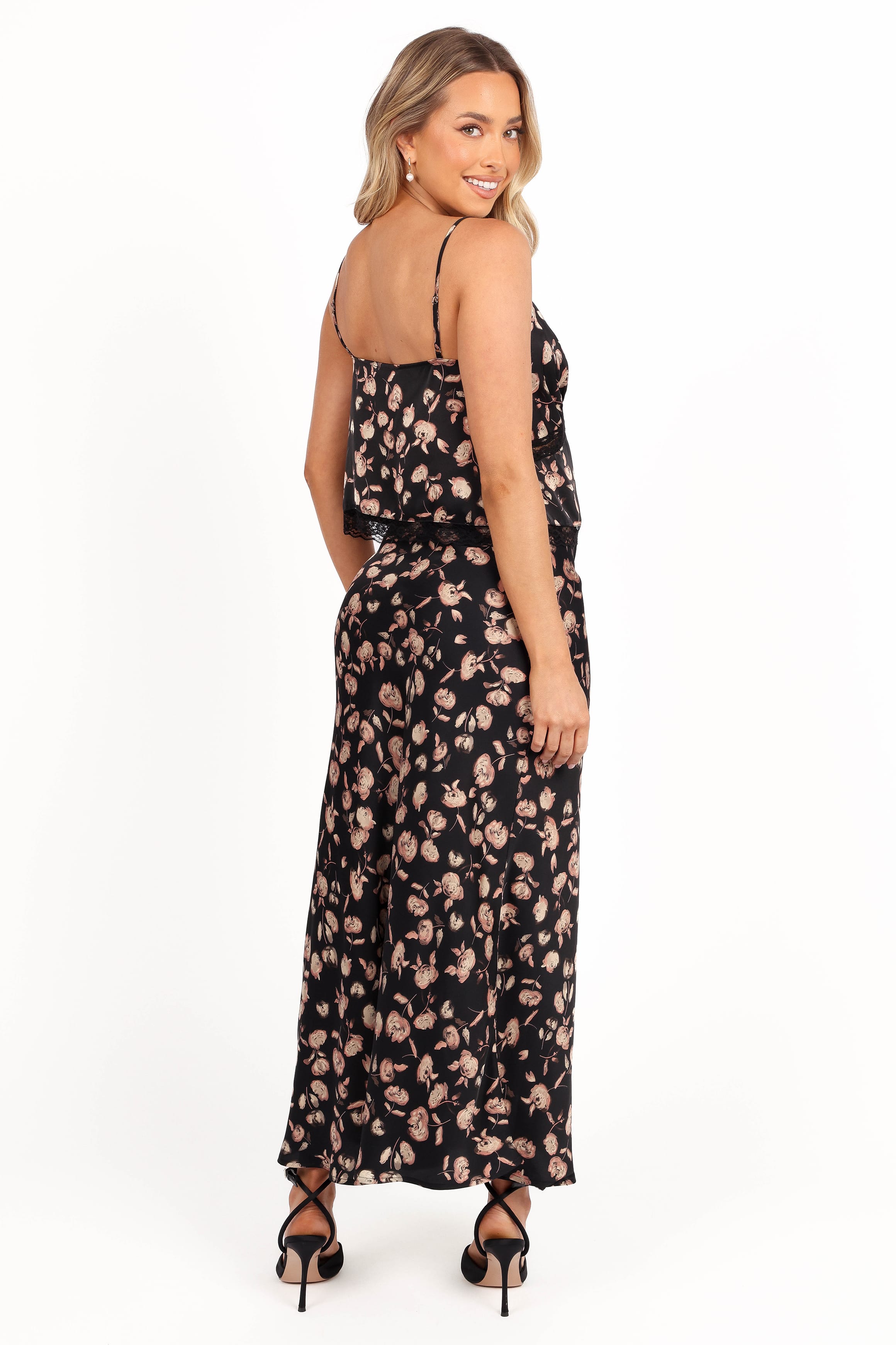 SETS Aurelia Two Piece Set - Black Floral