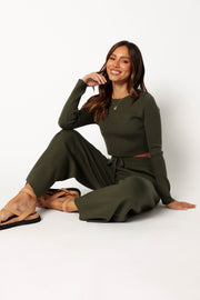 SETS @Ayers Long Sleeve Set - Olive