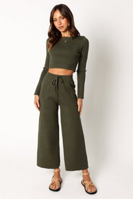 SETS @Ayers Long Sleeve Set - Olive