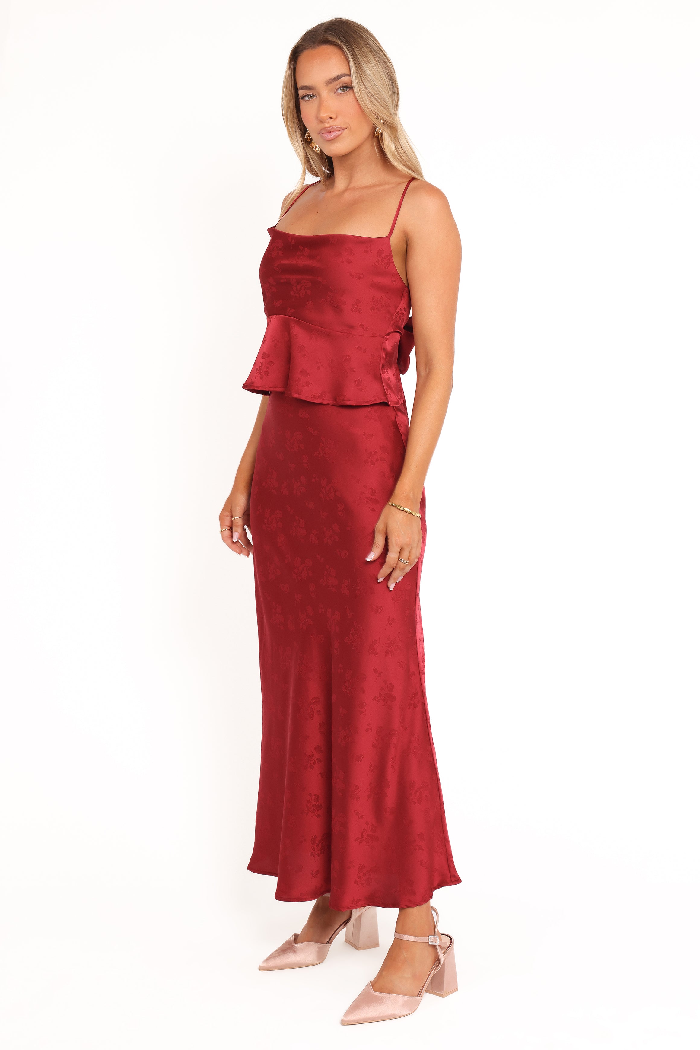 SETS Belle Two Piece Set - Burgundy
