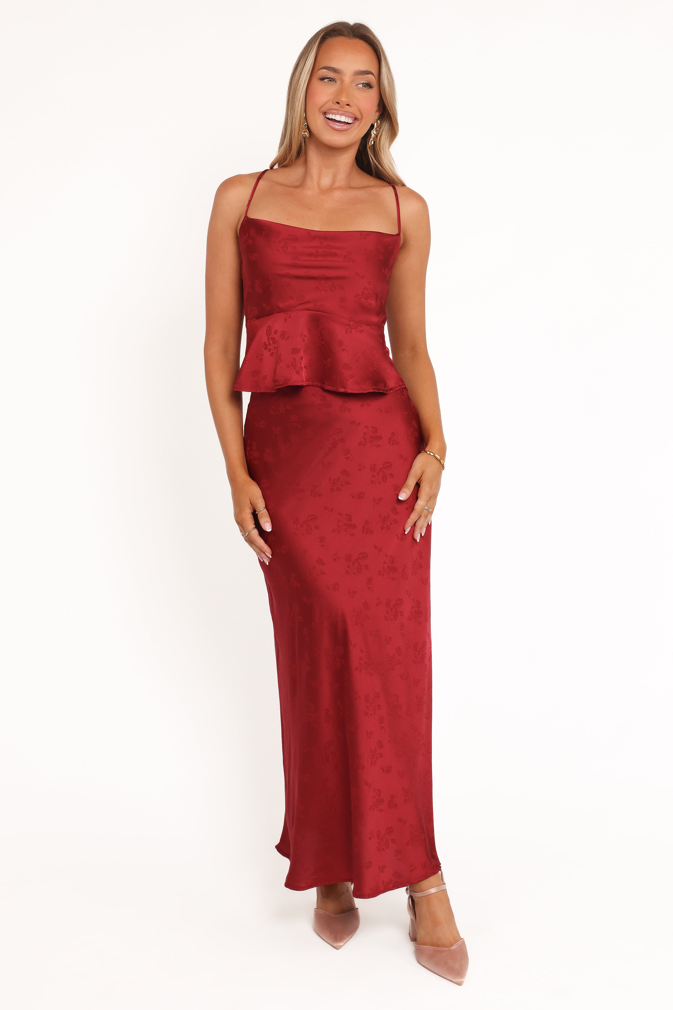 SETS Belle Two Piece Set - Burgundy