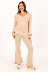 Sets @Boa Knitted Set - Oatmeal