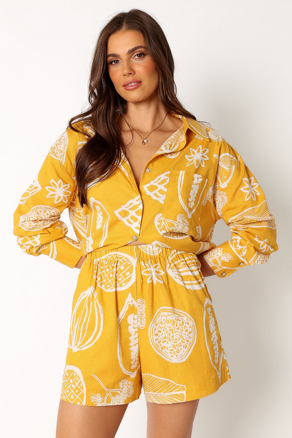 SETS @Bonnie Two Piece Set - Yellow