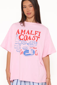 SETS Bridget Short Set - Pink Amalfi Coast