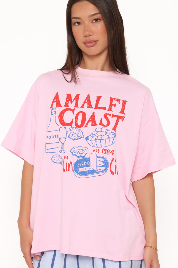 SETS Bridget Short Set - Pink Amalfi Coast